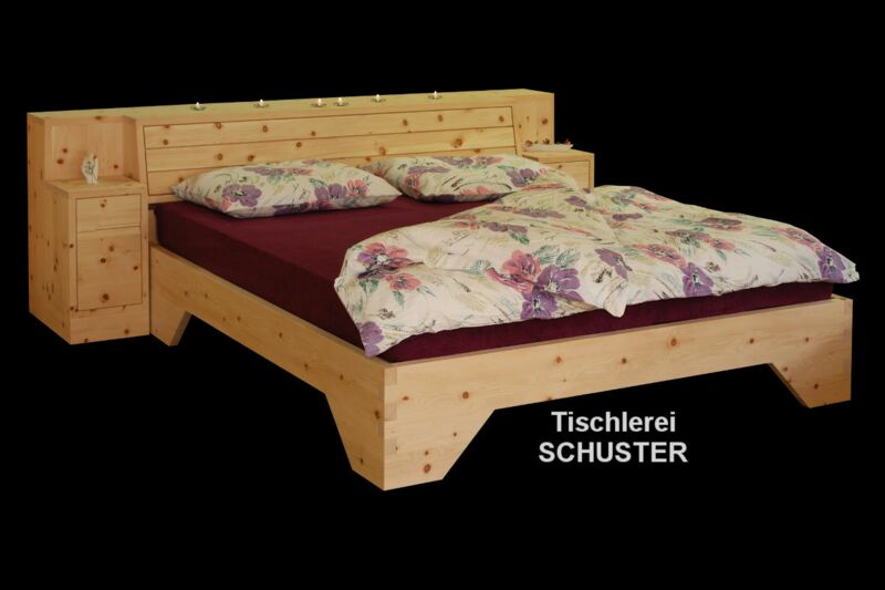 Designerbett in Zirbelkiefer - image 01